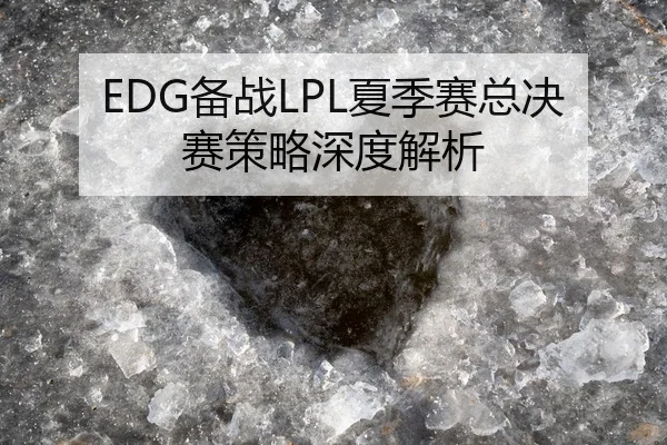 EDG备战LPL夏季赛总决赛策略深度解析